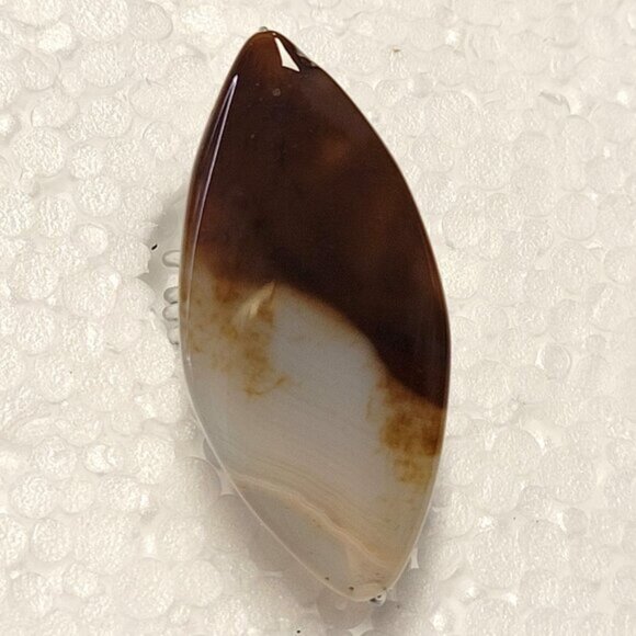 Natural Agate Statement Ring Adjustable Band Handmade Semi Precious Ring - Picture 2 of 10